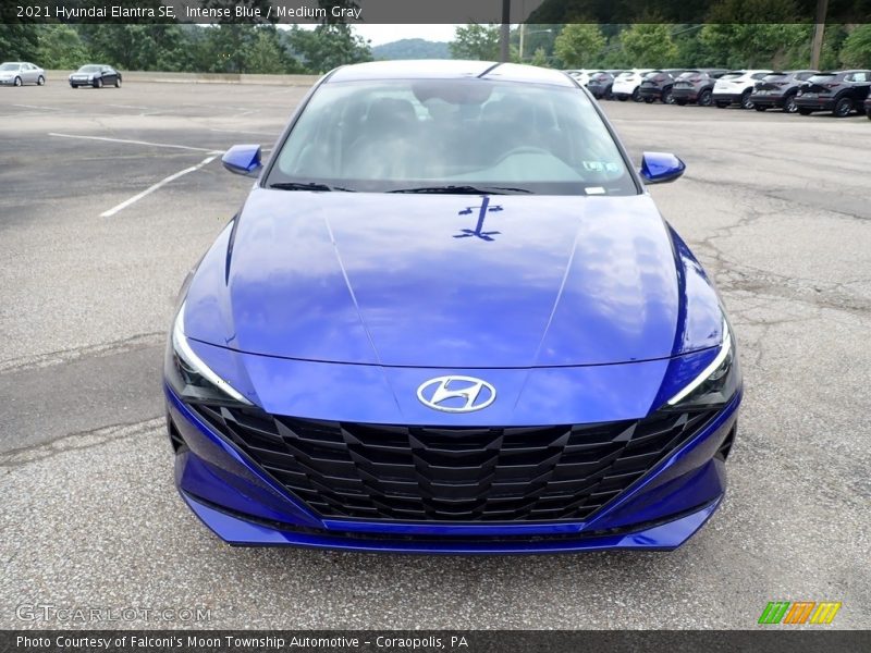 Intense Blue / Medium Gray 2021 Hyundai Elantra SE
