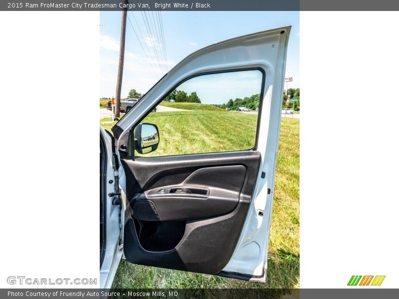 Bright White / Black 2015 Ram ProMaster City Tradesman Cargo Van
