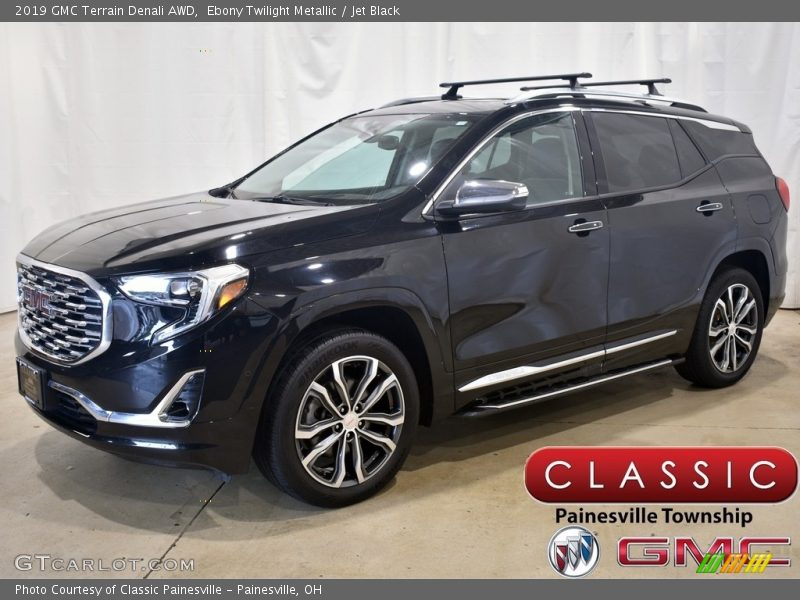 Ebony Twilight Metallic / Jet Black 2019 GMC Terrain Denali AWD