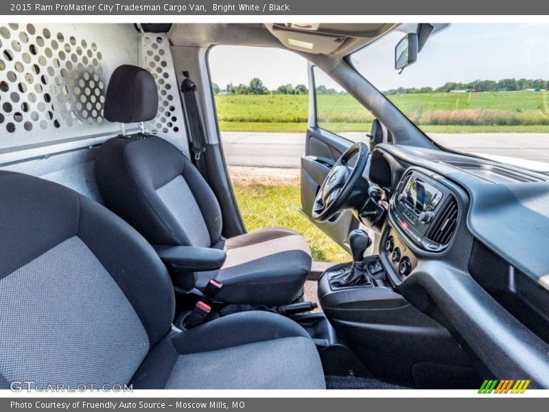 Bright White / Black 2015 Ram ProMaster City Tradesman Cargo Van
