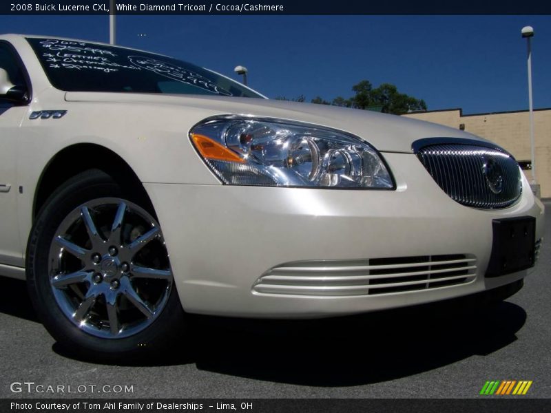 White Diamond Tricoat / Cocoa/Cashmere 2008 Buick Lucerne CXL