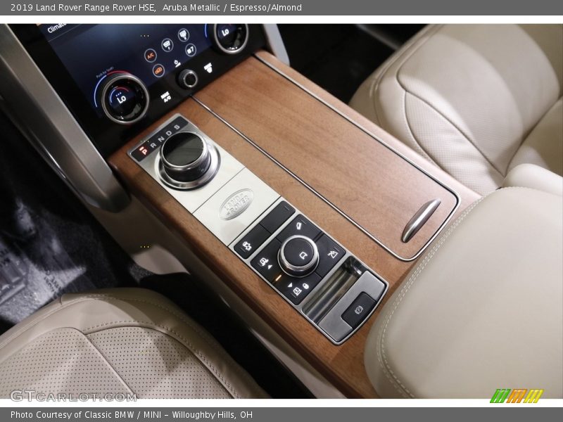 Aruba Metallic / Espresso/Almond 2019 Land Rover Range Rover HSE