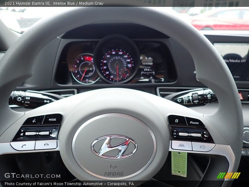 Intense Blue / Medium Gray 2021 Hyundai Elantra SE