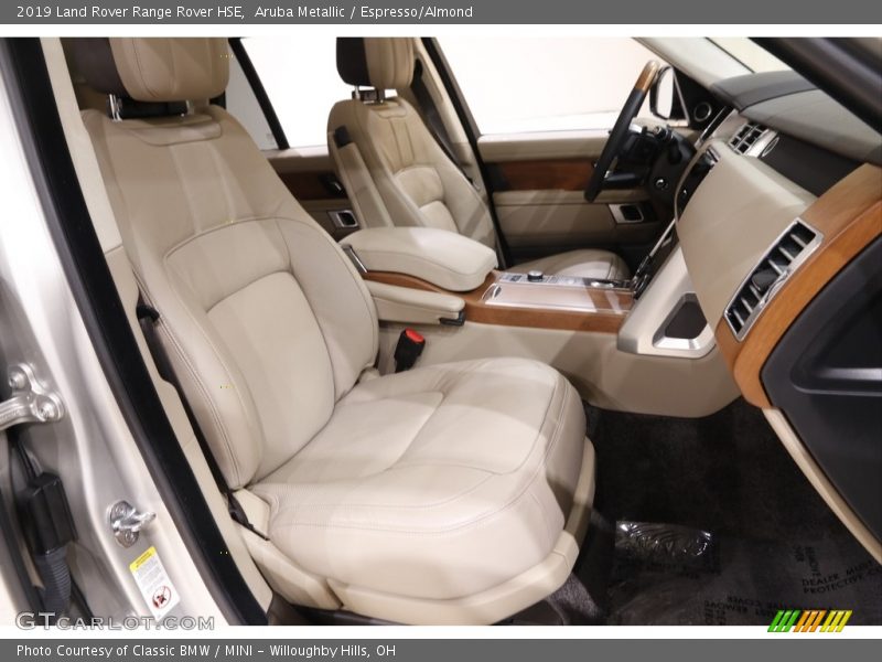 Aruba Metallic / Espresso/Almond 2019 Land Rover Range Rover HSE