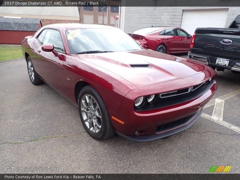 Octane Red / Black 2017 Dodge Challenger GT AWD