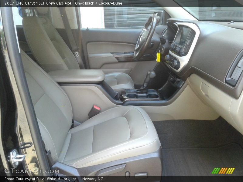Onyx Black / Cocoa/­Dune 2017 GMC Canyon SLT Crew Cab 4x4