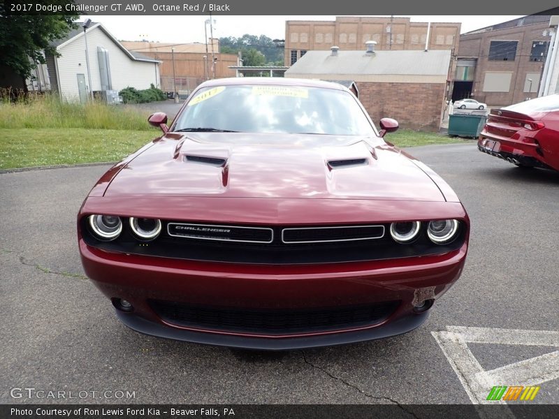 Octane Red / Black 2017 Dodge Challenger GT AWD