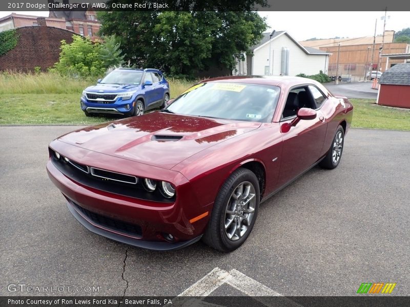 Octane Red / Black 2017 Dodge Challenger GT AWD
