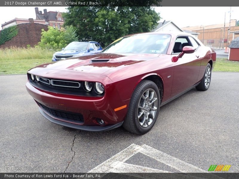 Octane Red / Black 2017 Dodge Challenger GT AWD