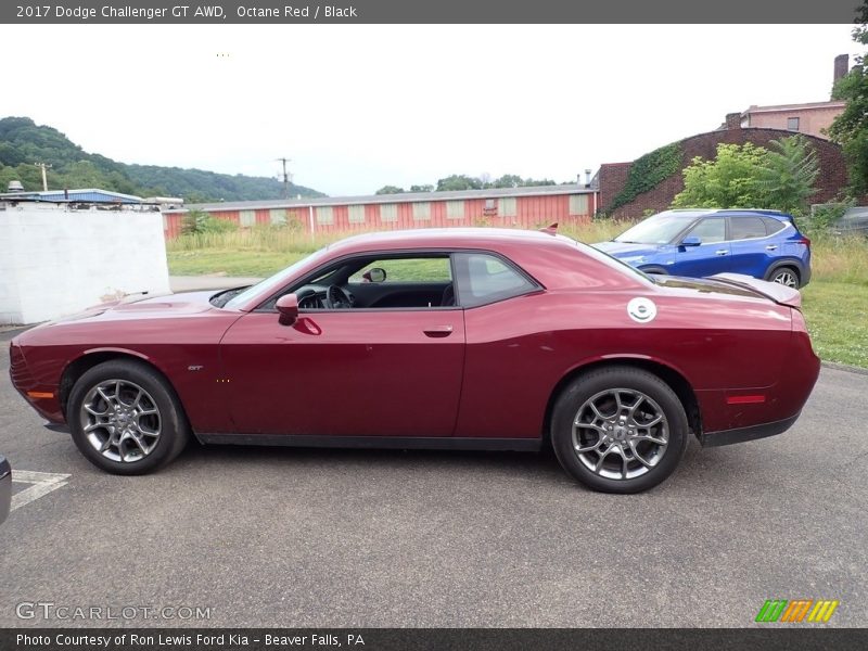 Octane Red / Black 2017 Dodge Challenger GT AWD