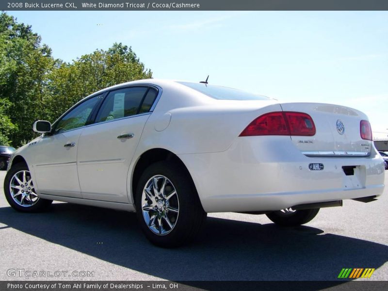 White Diamond Tricoat / Cocoa/Cashmere 2008 Buick Lucerne CXL