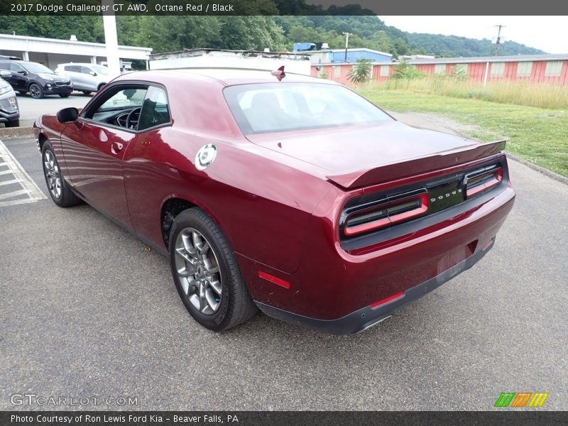 Octane Red / Black 2017 Dodge Challenger GT AWD