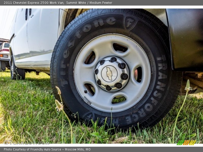 Summit White / Medium Pewter 2011 Chevrolet Express 2500 Work Van