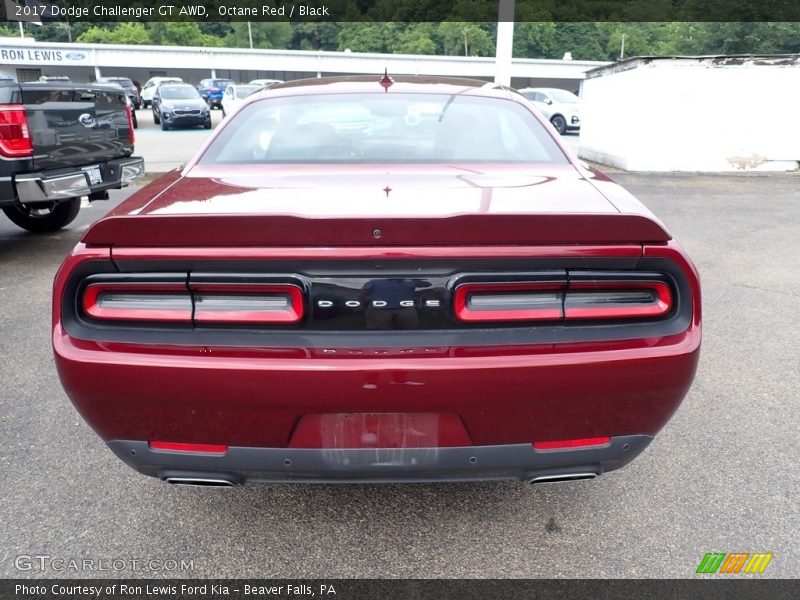 Octane Red / Black 2017 Dodge Challenger GT AWD