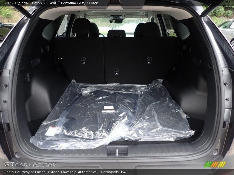 Portofino Gray / Black 2022 Hyundai Tucson SEL AWD