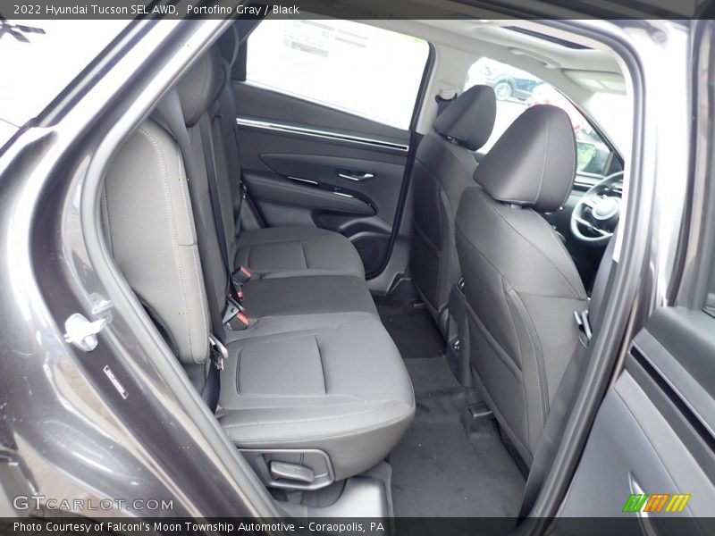 Portofino Gray / Black 2022 Hyundai Tucson SEL AWD