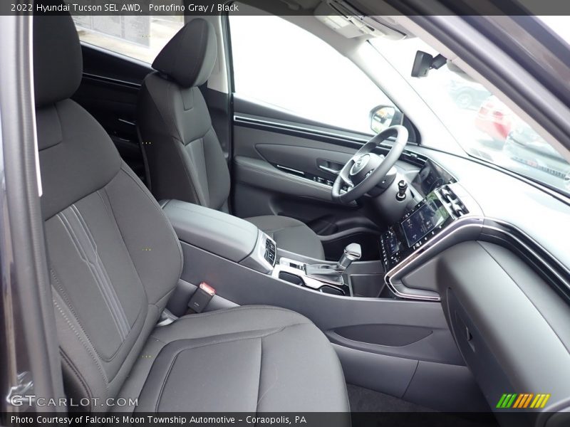 Portofino Gray / Black 2022 Hyundai Tucson SEL AWD