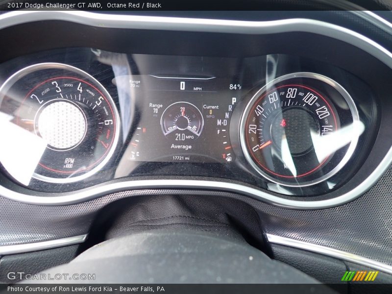 Octane Red / Black 2017 Dodge Challenger GT AWD