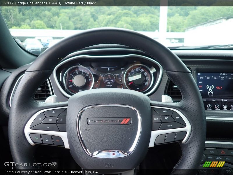 Octane Red / Black 2017 Dodge Challenger GT AWD