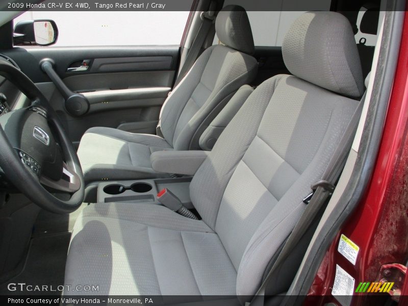 Tango Red Pearl / Gray 2009 Honda CR-V EX 4WD