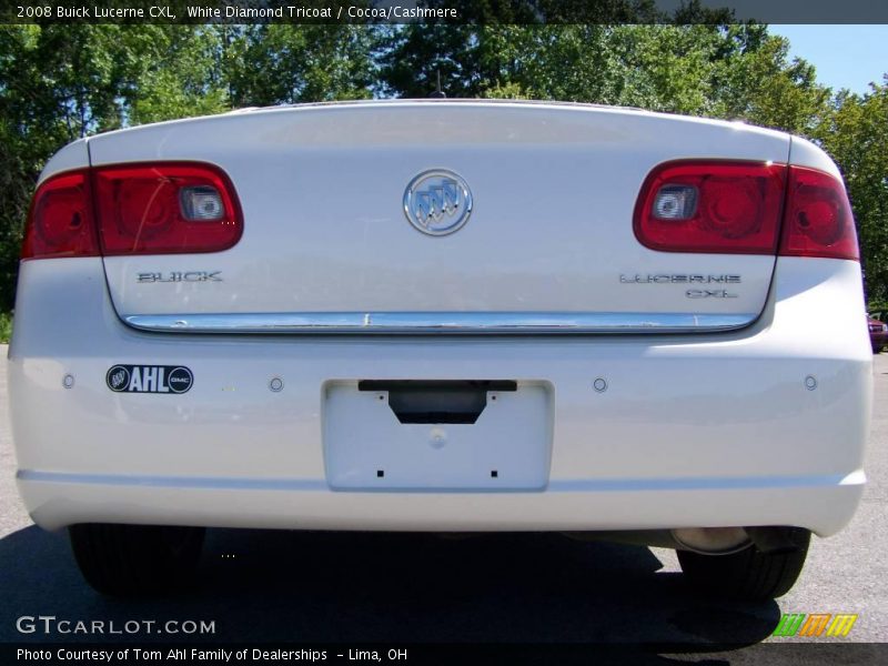 White Diamond Tricoat / Cocoa/Cashmere 2008 Buick Lucerne CXL