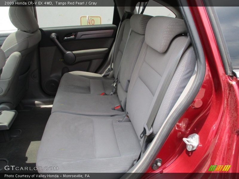 Tango Red Pearl / Gray 2009 Honda CR-V EX 4WD