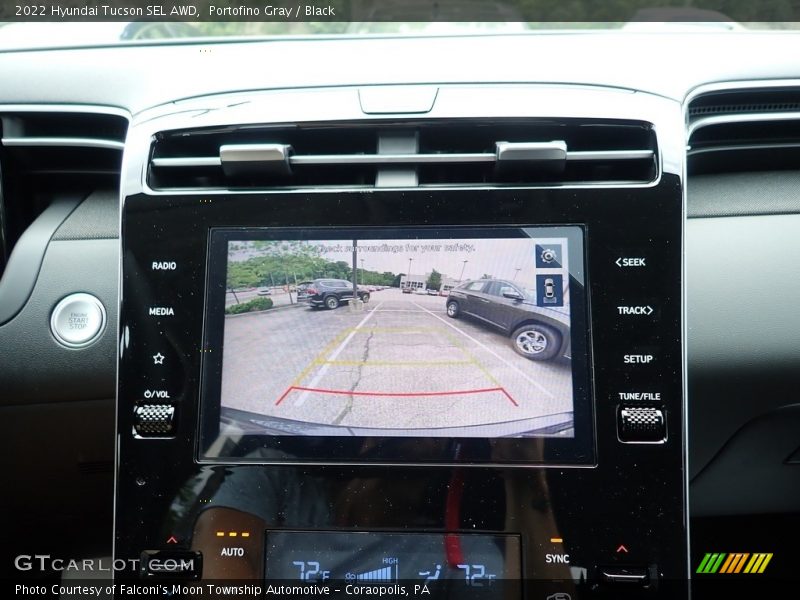 Portofino Gray / Black 2022 Hyundai Tucson SEL AWD