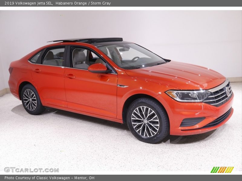 Habanero Orange / Storm Gray 2019 Volkswagen Jetta SEL