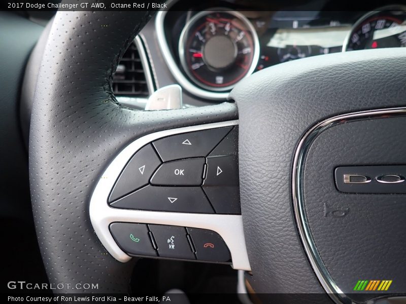 Octane Red / Black 2017 Dodge Challenger GT AWD