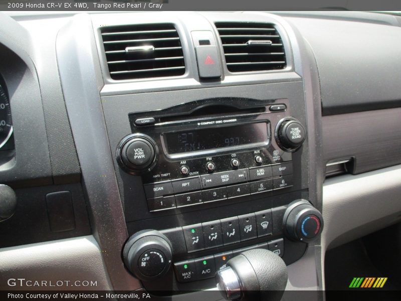 Tango Red Pearl / Gray 2009 Honda CR-V EX 4WD