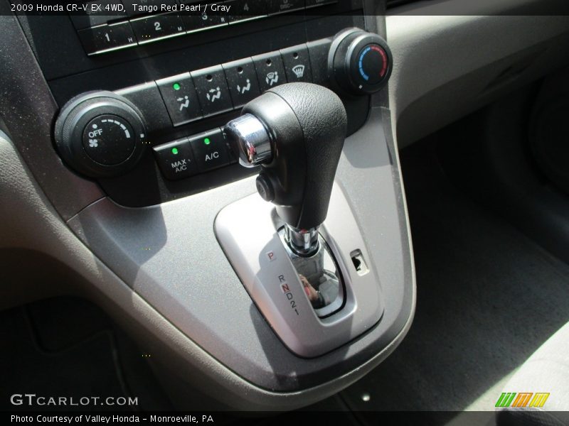 Tango Red Pearl / Gray 2009 Honda CR-V EX 4WD