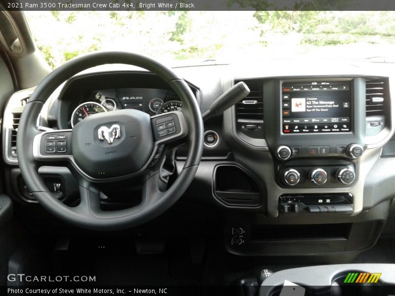 Bright White / Black 2021 Ram 3500 Tradesman Crew Cab 4x4