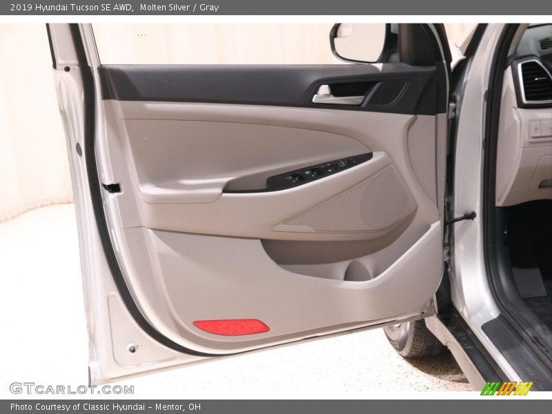 Molten Silver / Gray 2019 Hyundai Tucson SE AWD