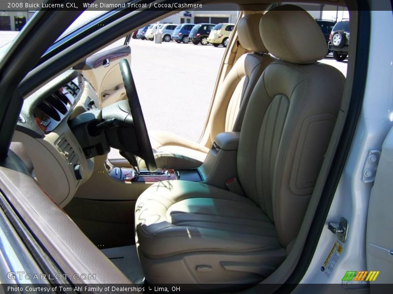 White Diamond Tricoat / Cocoa/Cashmere 2008 Buick Lucerne CXL