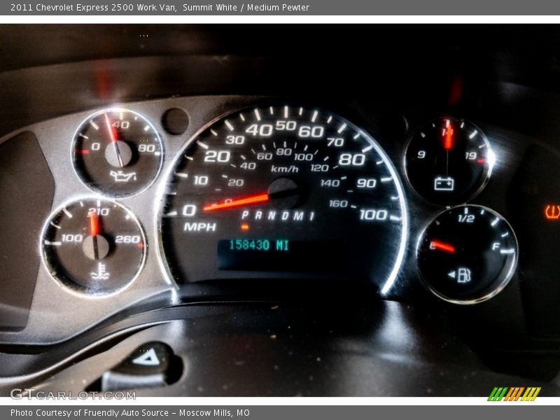 Summit White / Medium Pewter 2011 Chevrolet Express 2500 Work Van