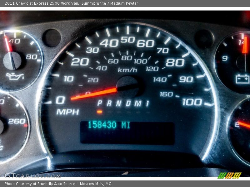 Summit White / Medium Pewter 2011 Chevrolet Express 2500 Work Van