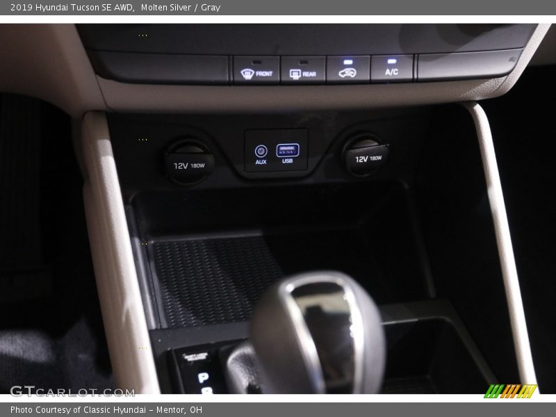 Molten Silver / Gray 2019 Hyundai Tucson SE AWD