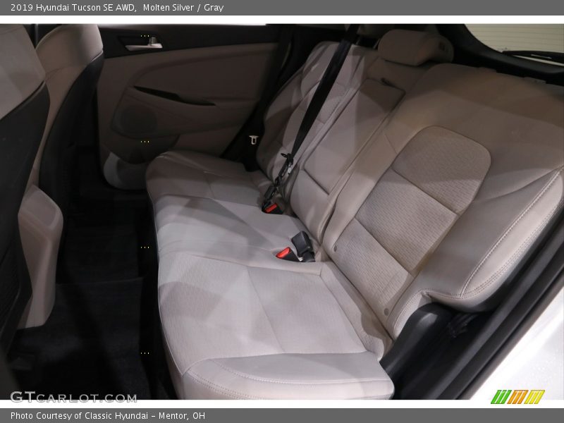 Molten Silver / Gray 2019 Hyundai Tucson SE AWD
