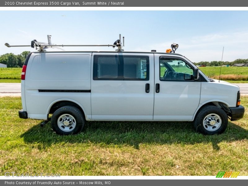 Summit White / Neutral 2010 Chevrolet Express 3500 Cargo Van