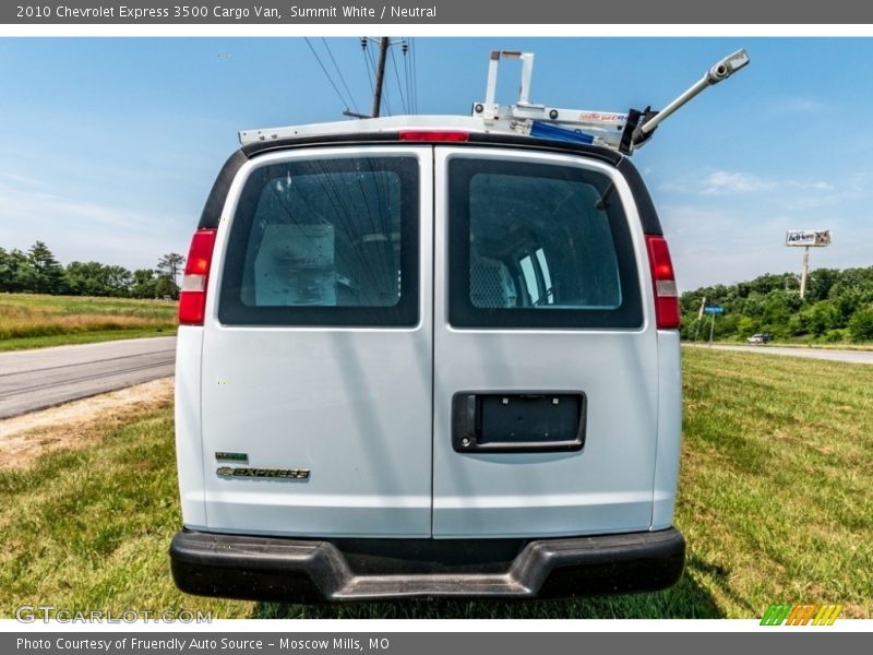 Summit White / Neutral 2010 Chevrolet Express 3500 Cargo Van