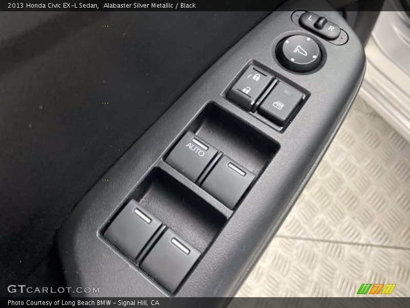 Alabaster Silver Metallic / Black 2013 Honda Civic EX-L Sedan