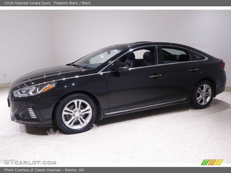 Phantom Black / Black 2018 Hyundai Sonata Sport