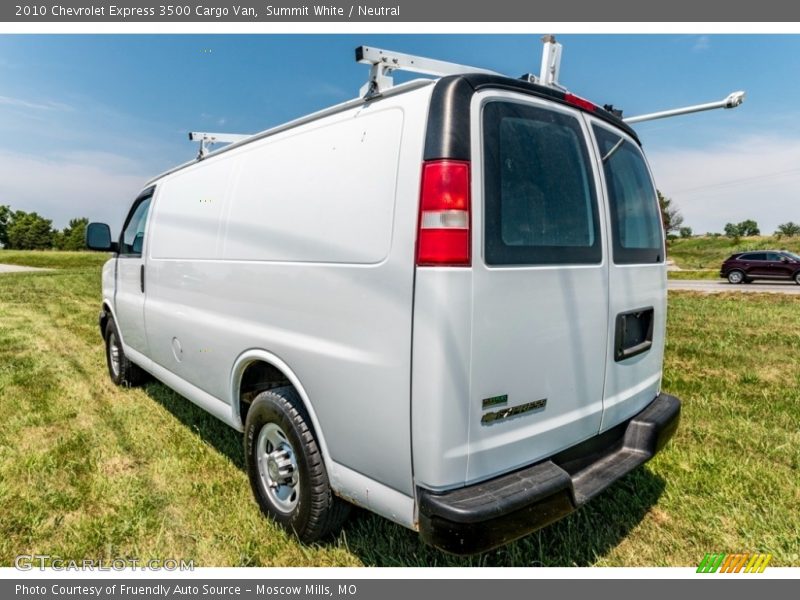 Summit White / Neutral 2010 Chevrolet Express 3500 Cargo Van