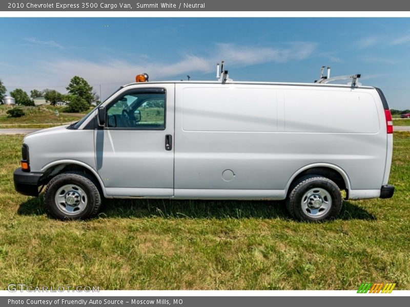 Summit White / Neutral 2010 Chevrolet Express 3500 Cargo Van