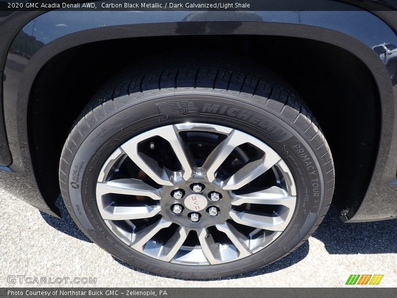 Carbon Black Metallic / Dark Galvanized/Light Shale 2020 GMC Acadia Denali AWD