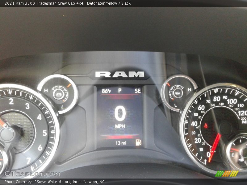 Detonator Yellow / Black 2021 Ram 3500 Tradesman Crew Cab 4x4
