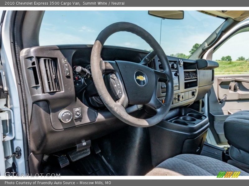 Summit White / Neutral 2010 Chevrolet Express 3500 Cargo Van