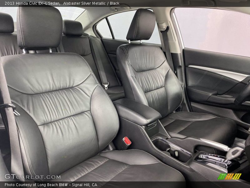 Alabaster Silver Metallic / Black 2013 Honda Civic EX-L Sedan