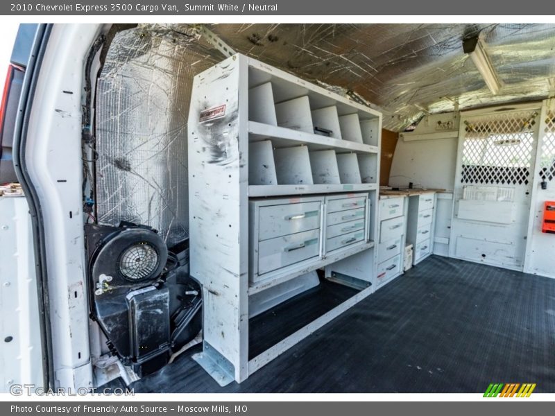 Summit White / Neutral 2010 Chevrolet Express 3500 Cargo Van