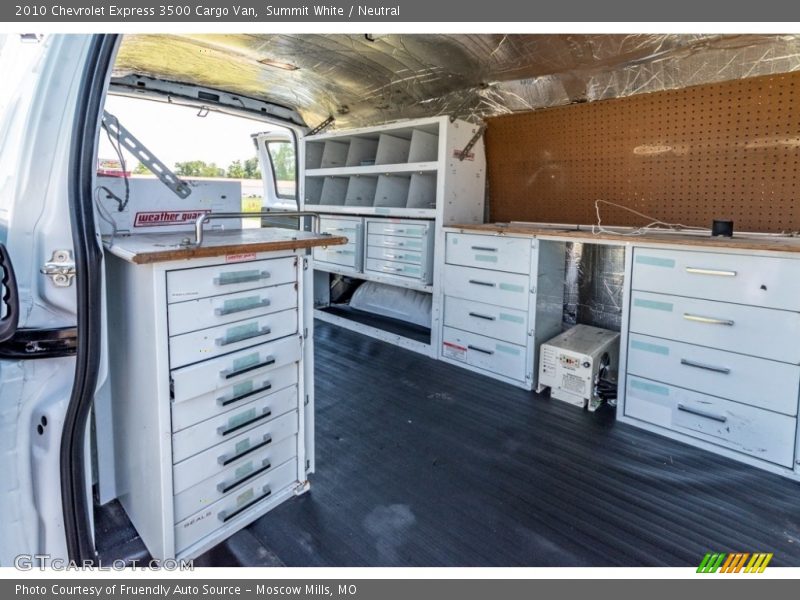 Summit White / Neutral 2010 Chevrolet Express 3500 Cargo Van